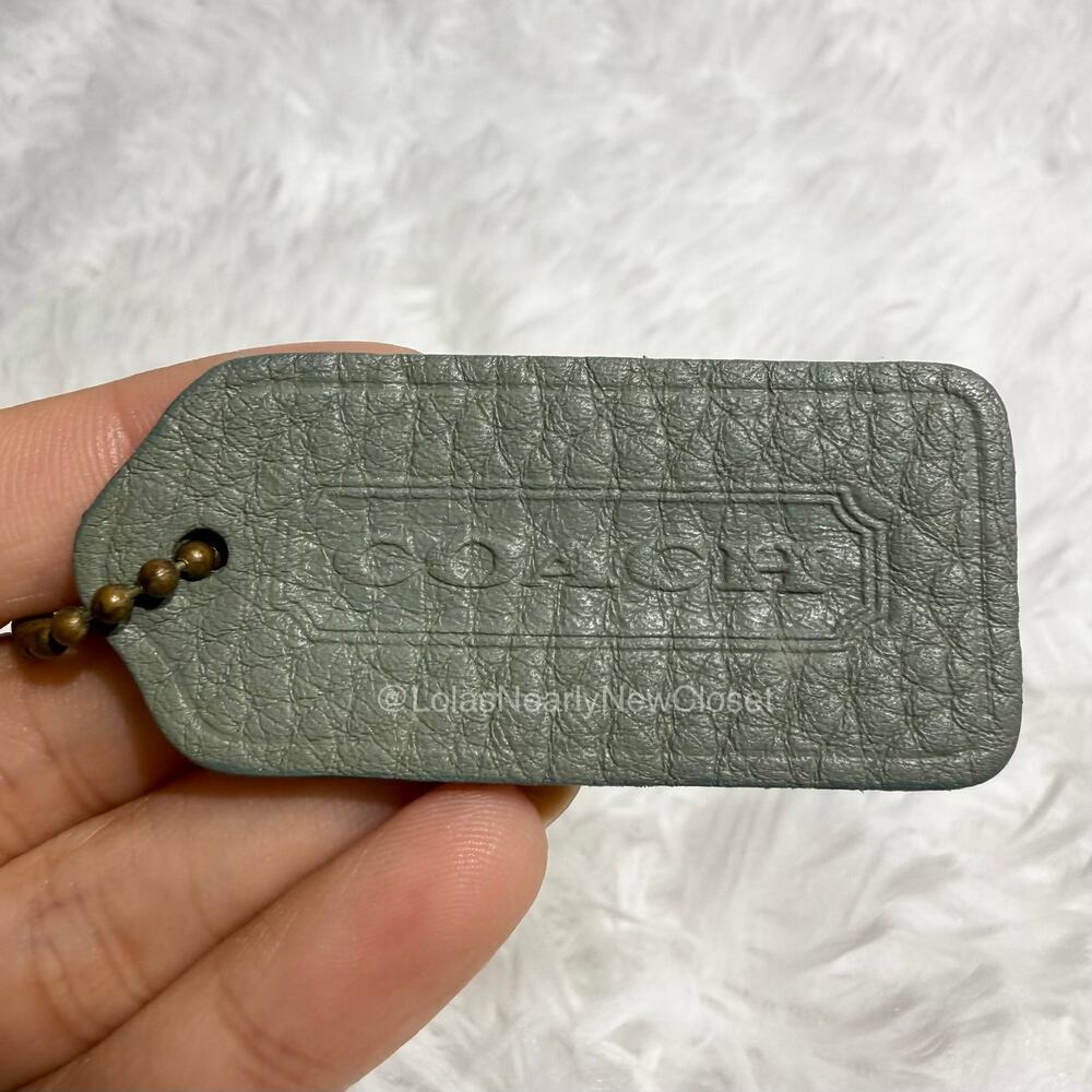 2" Vintage COACH Sonoma Sea Fob Bag Charm Hang tag Hangtag